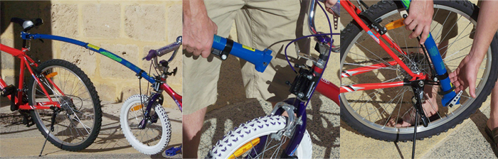 There is a trend Mystery hard working Trail-Gator – bara de tracţiune pentru bicicleta celor mici - BikeFun